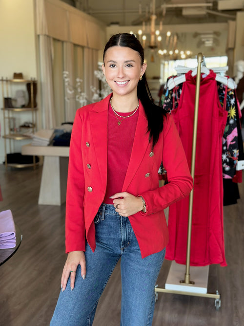 GR1755 Red Blazer